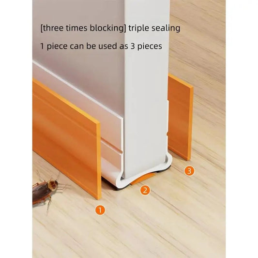 Soundproof Triple Seal Door Draft Stopper