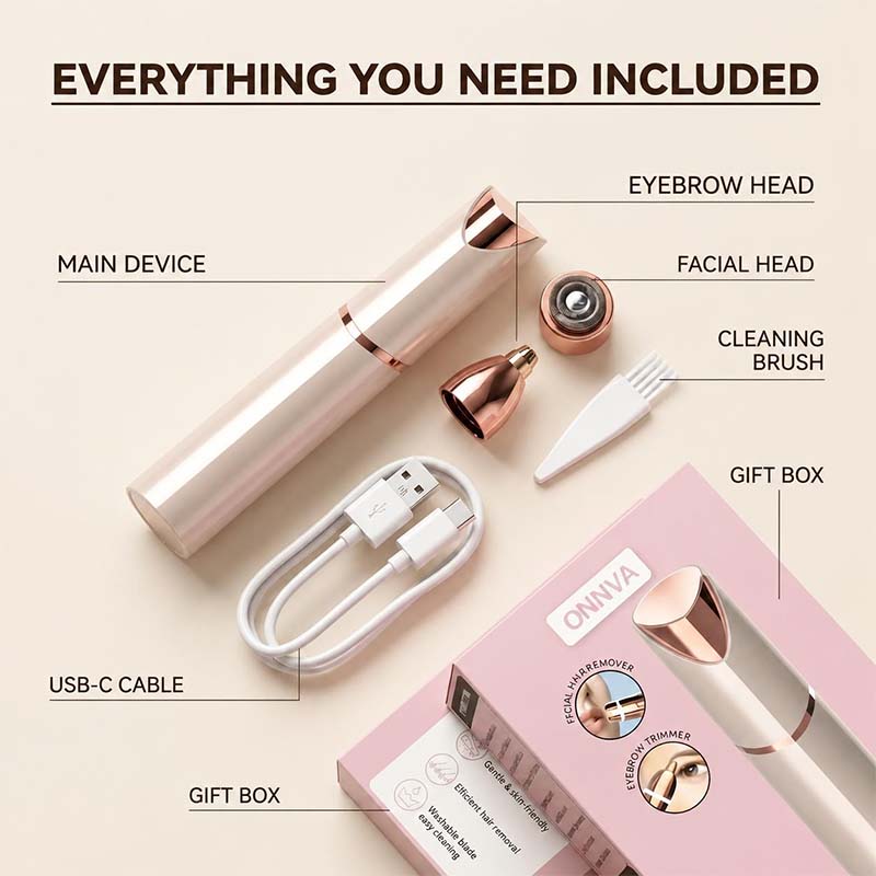 2-in-1 Facial & Eyebrow Trimmer