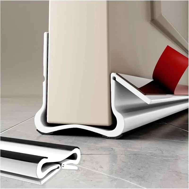 Soundproof Triple Seal Door Draft Stopper