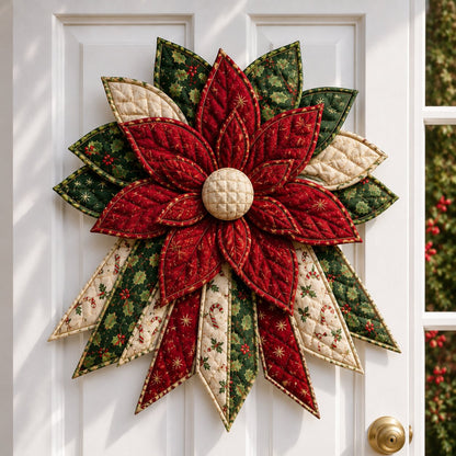 🎉 Holiday Celebration🎄 – Festive Quilted Christmas Door Hanging DIY Sewing Kit