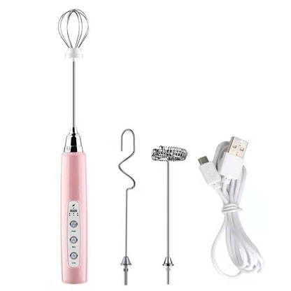 Rechargeable 3-in-1 Milk Frother & Hand Mixer