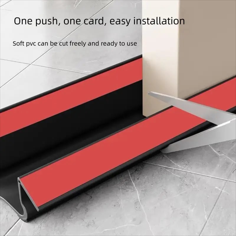 Soundproof Triple Seal Door Draft Stopper