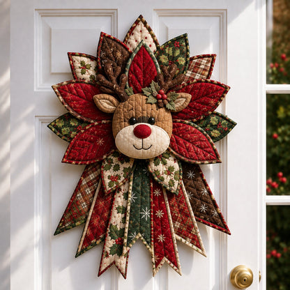 🎉 Holiday Celebration🎄 – Festive Quilted Christmas Door Hanging DIY Sewing Kit