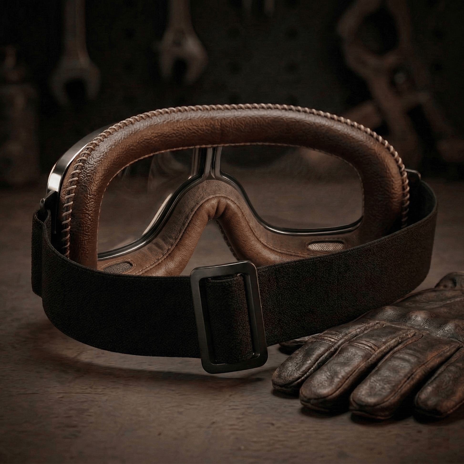 🔥Hot Sale - 49% OFF 🕶️ OTG Vintage Motorcycle Goggles (Fits Over Glasses)