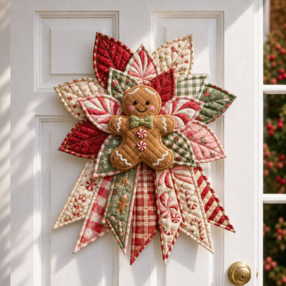 🎉 Holiday Celebration🎄 – Festive Quilted Christmas Door Hanging DIY Sewing Kit