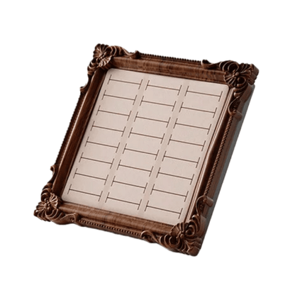 Vintage Jewelry Display Stand — European-Style Frame Tray