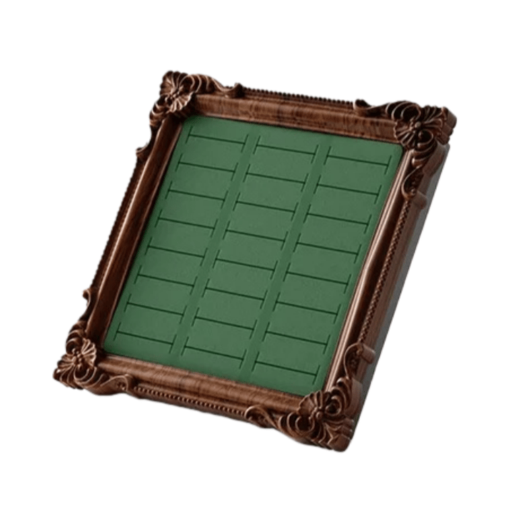 Vintage Jewelry Display Stand — European-Style Frame Tray