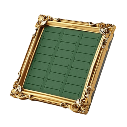 Vintage Jewelry Display Stand — European-Style Frame Tray