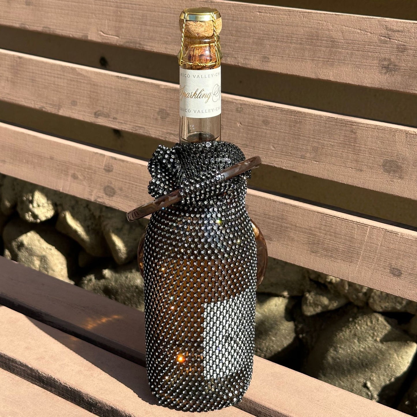 Diamond Wine Tote Bag