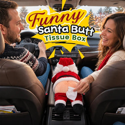 🎅Last Day 49% OFF🔥🎅Funny Santa Butt Tissue Box🎁