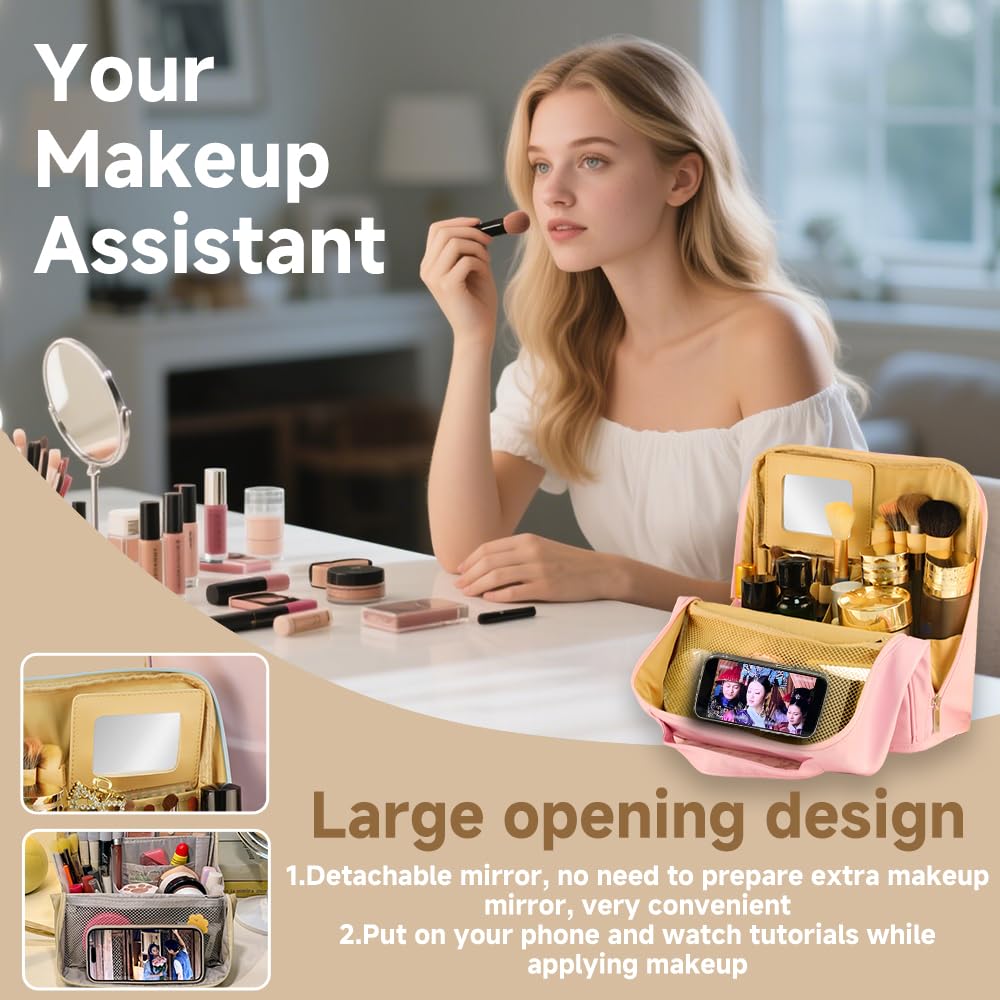 Standing Makeup Bag