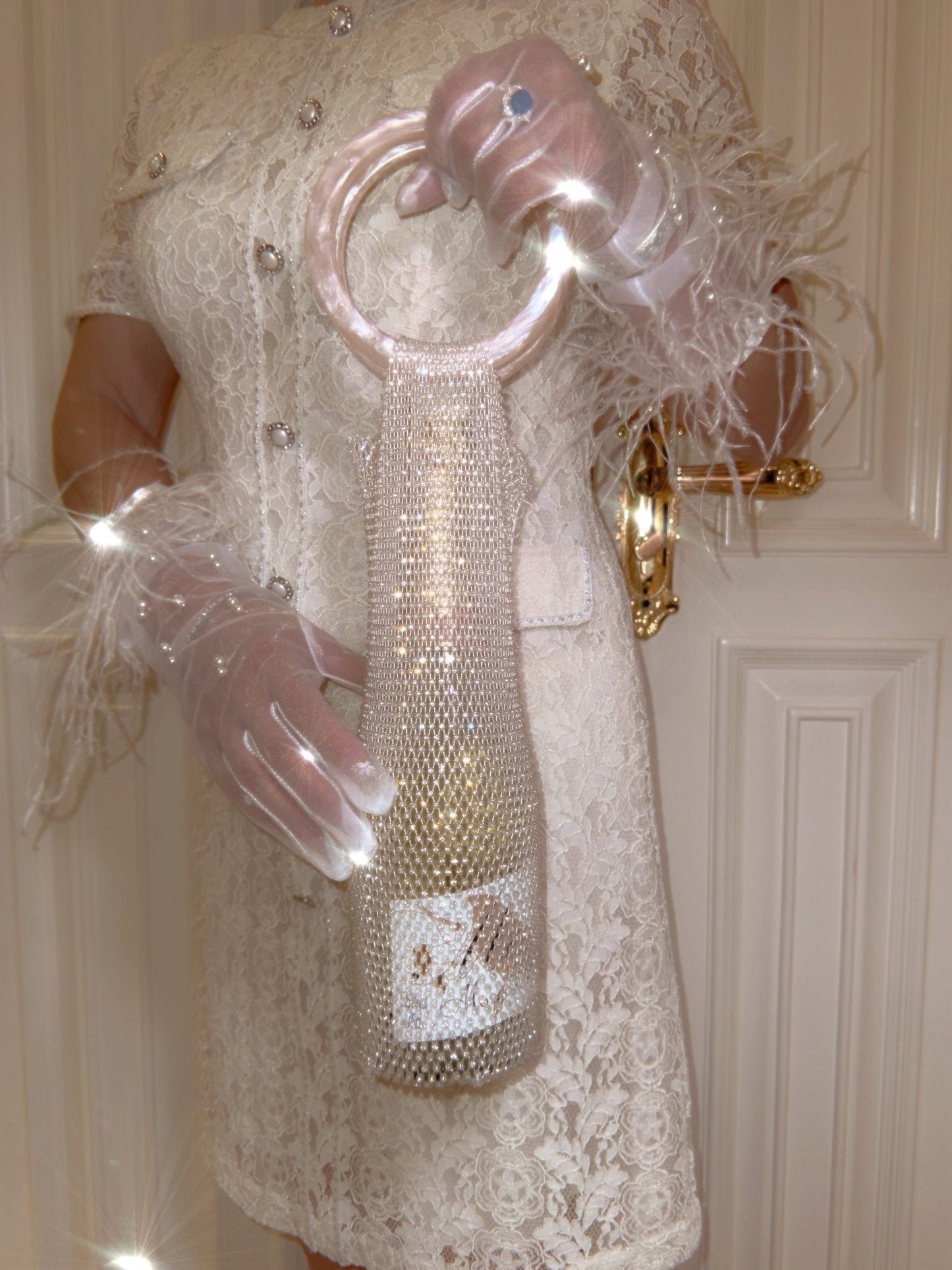 Diamond Wine Tote Bag