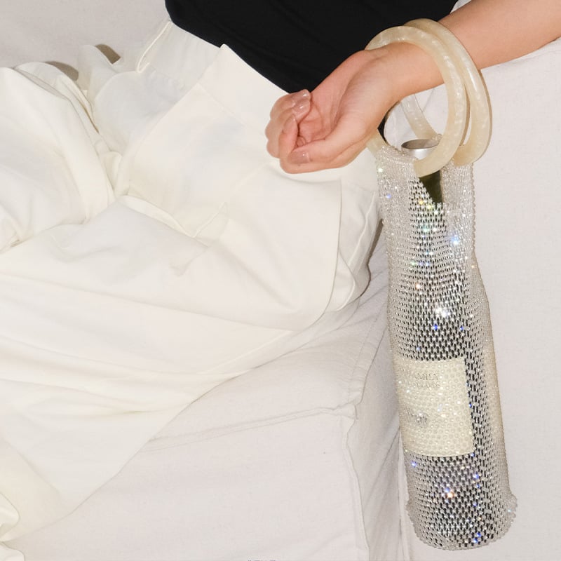 Diamond Wine Tote Bag