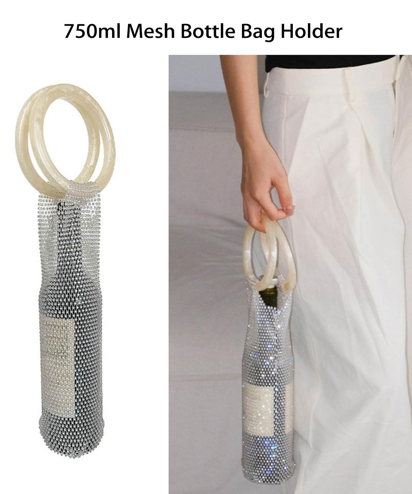 Diamond Wine Tote Bag