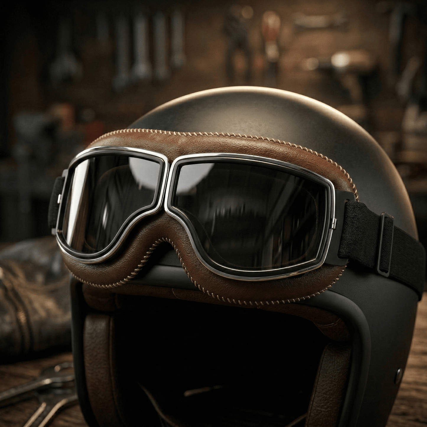 🔥Hot Sale - 49% OFF 🕶️ OTG Vintage Motorcycle Goggles (Fits Over Glasses)