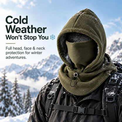 ❄️ 3-in-1 Winter Thermal Balaclava – Windproof Face Mask, Neck Warmer & Hat