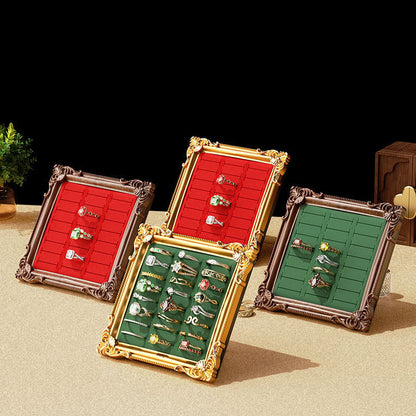 Vintage Jewelry Display Stand — European-Style Frame Tray
