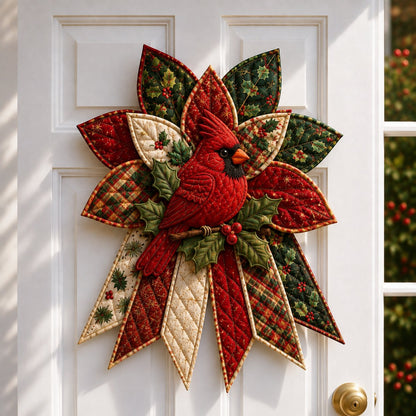 🎉 Holiday Celebration🎄 – Festive Quilted Christmas Door Hanging DIY Sewing Kit