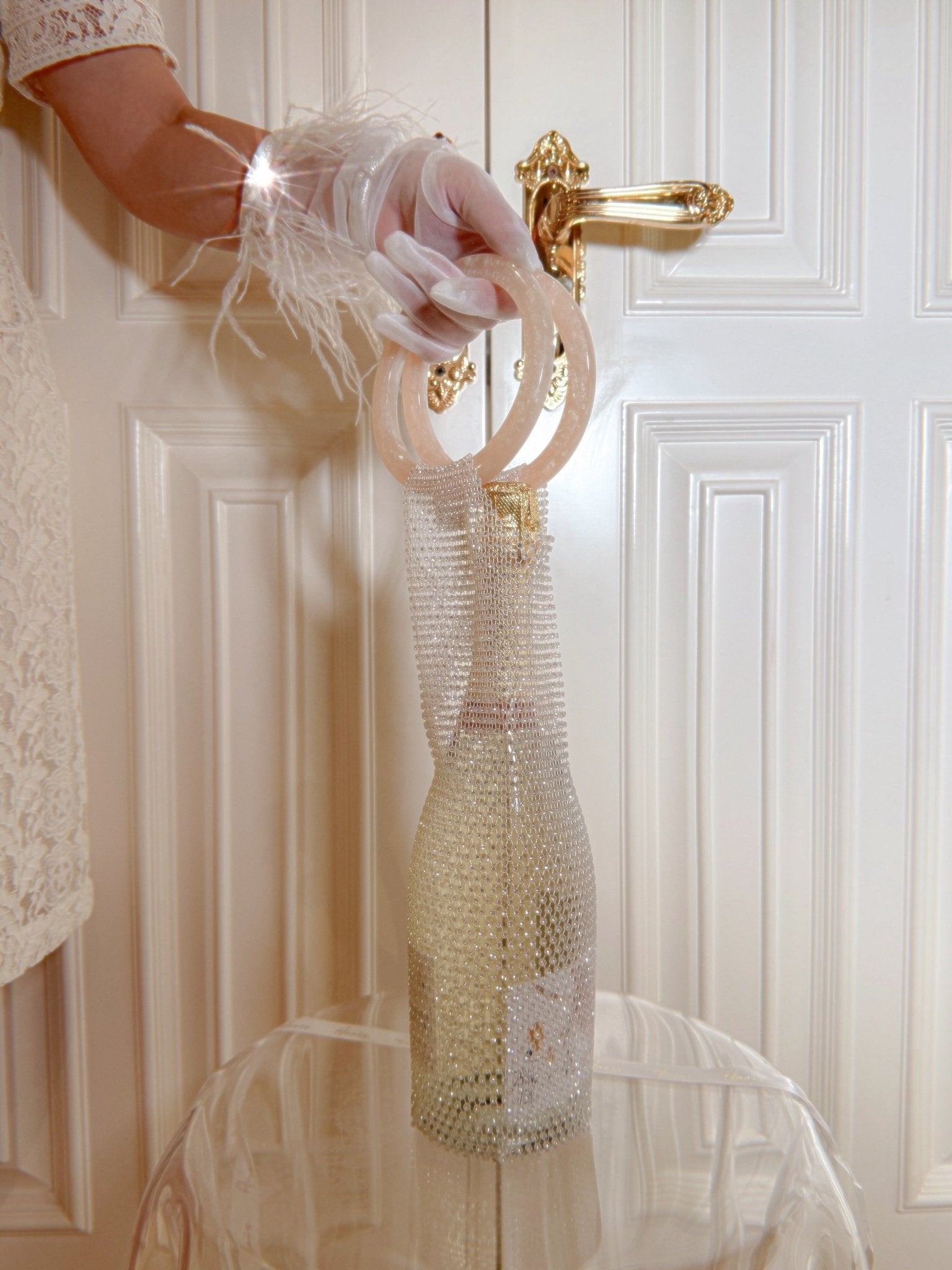 Diamond Wine Tote Bag